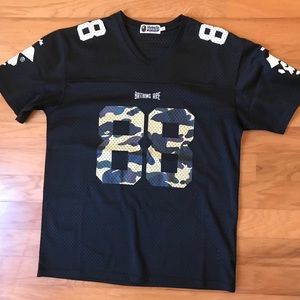 A Bathing Ape BAPE Football Top Size XL